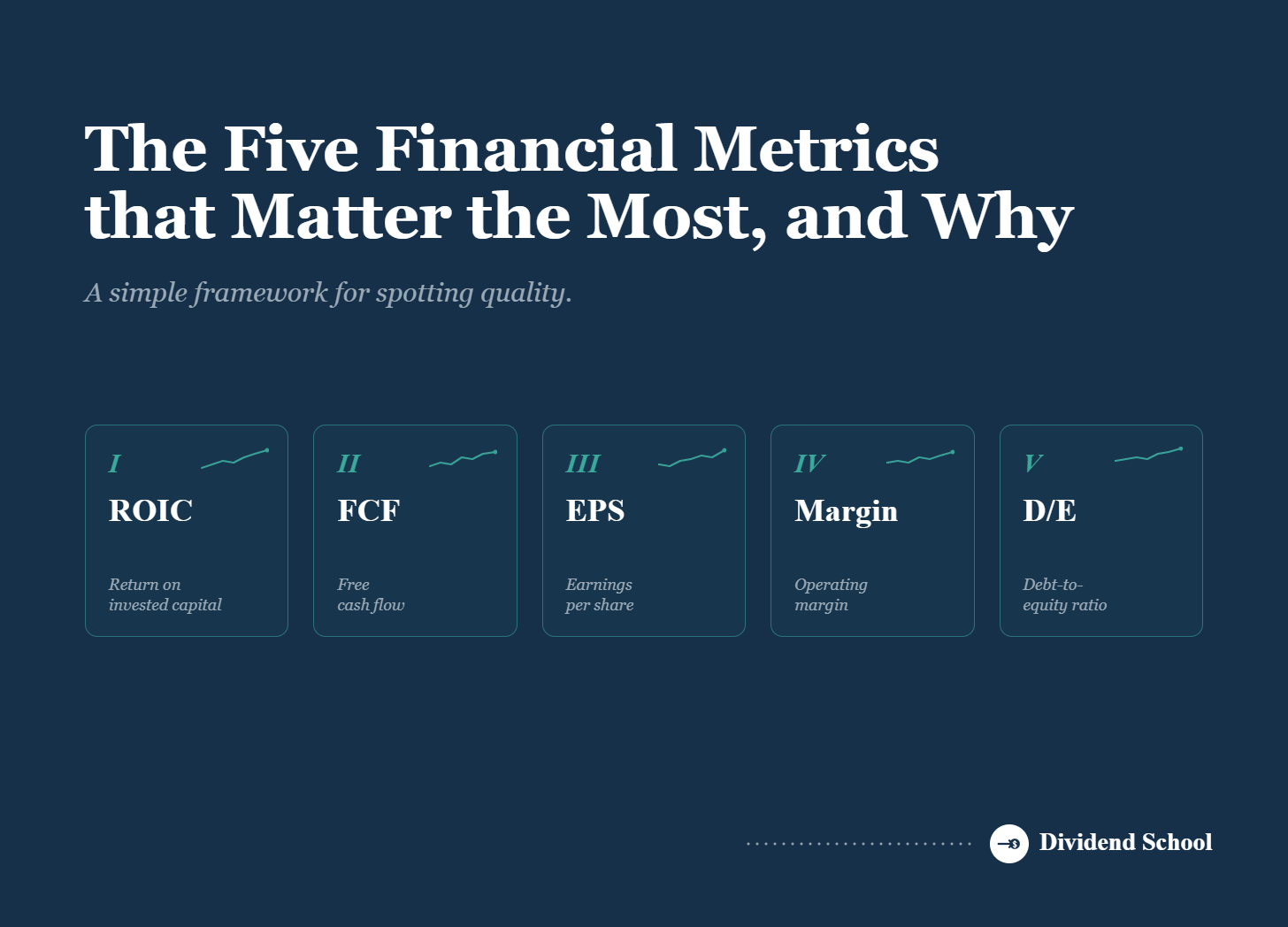 The 5 Financial Metrics That Matter Most